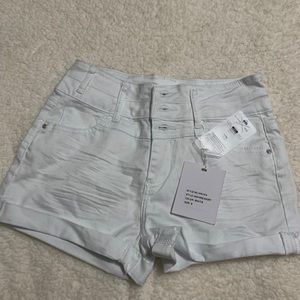 Denim Fashion Nova White Shorts